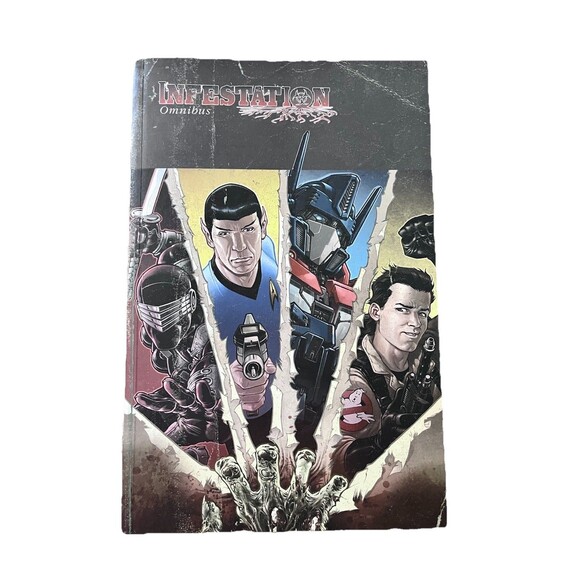 Infestation Omnibus IDW Publishing Graphic Novel Star Trek Ghostbusters TMNT - Picture 1 of 6